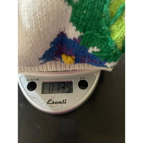 Vintage 80s Tiara International Floral Bouquet Knitted Sweater Shirt Blouse Sz S - Picture 11 of 11